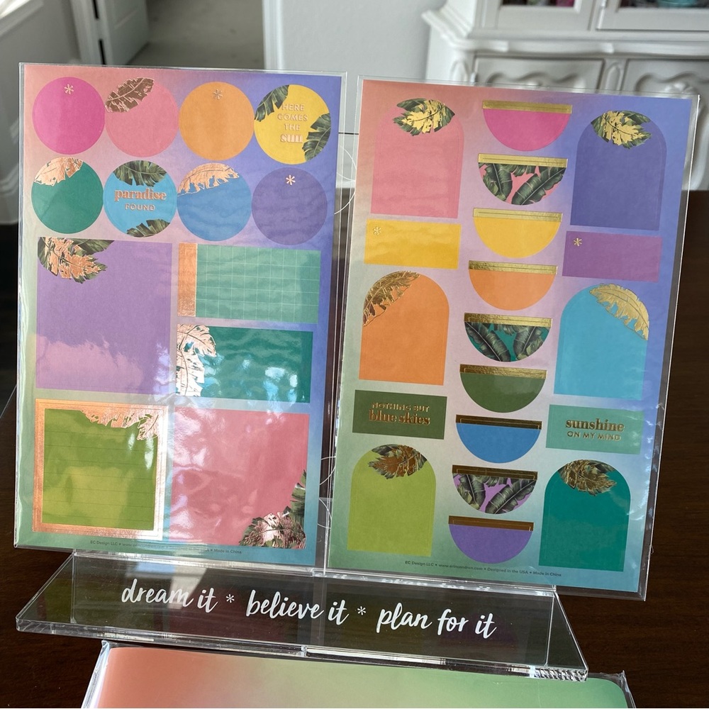 Erin Condren Sticker Sheets from Summer 2022 Seasonal Surprise Box